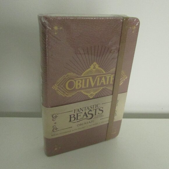 NEW Hardcover Notebook "Obliviate" Fantastic Beasts, ruled pages pocket size - Picture 6 of 7